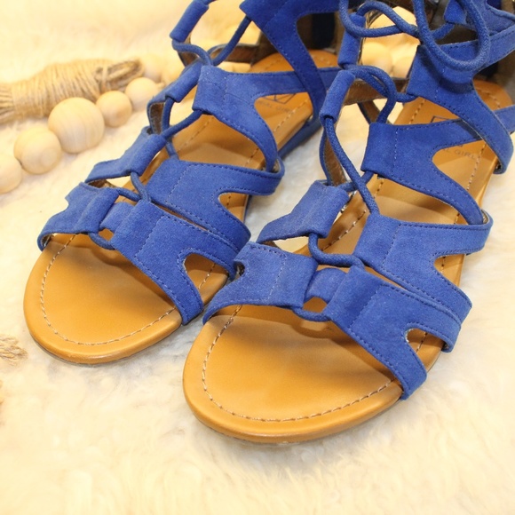 Material Girl Gladiator Sandals - Picture 2 of 8